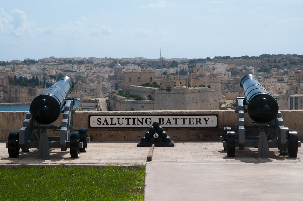Saluting Battery in den Upper Barraks