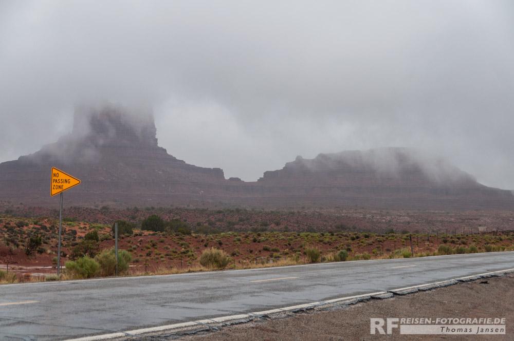 Monument Valley im Regen