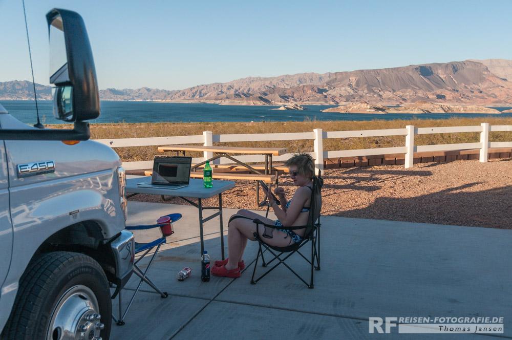 Campground am Lake Mead