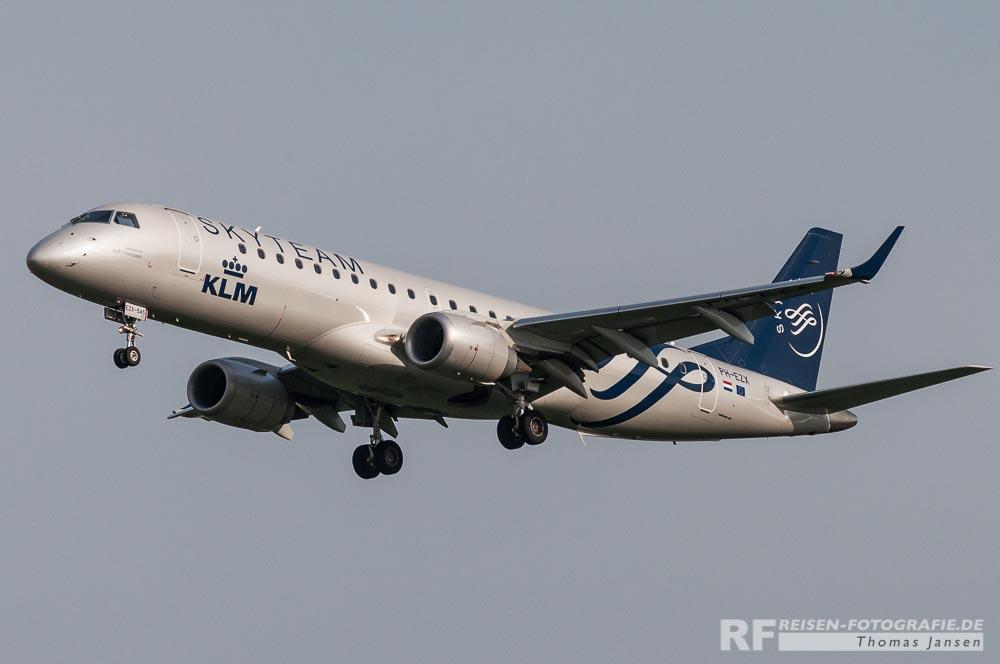 KLM Embraer in SkyTeam Lackierung