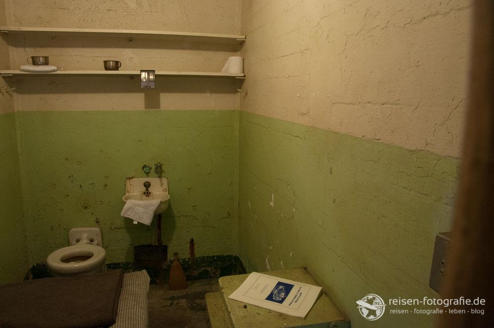 Eine Einzelzelle in Alcatraz