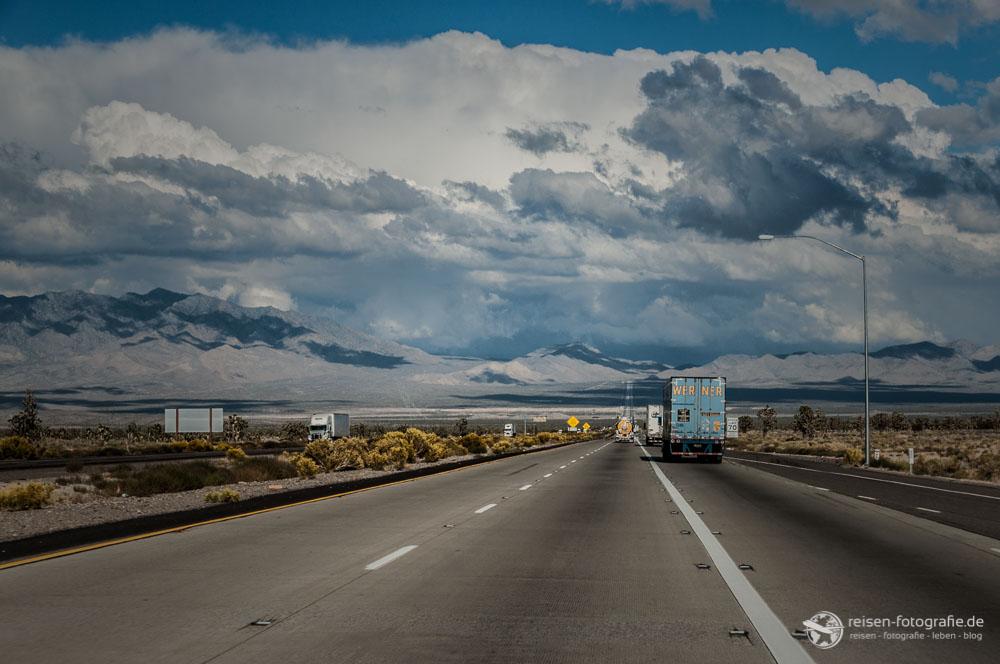 Interstate 15 von Los Angeles nach Las Vegas