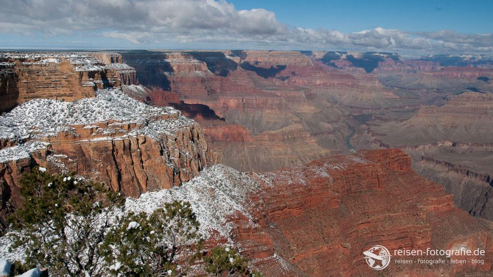 Grand Canyon mit Schneehaube