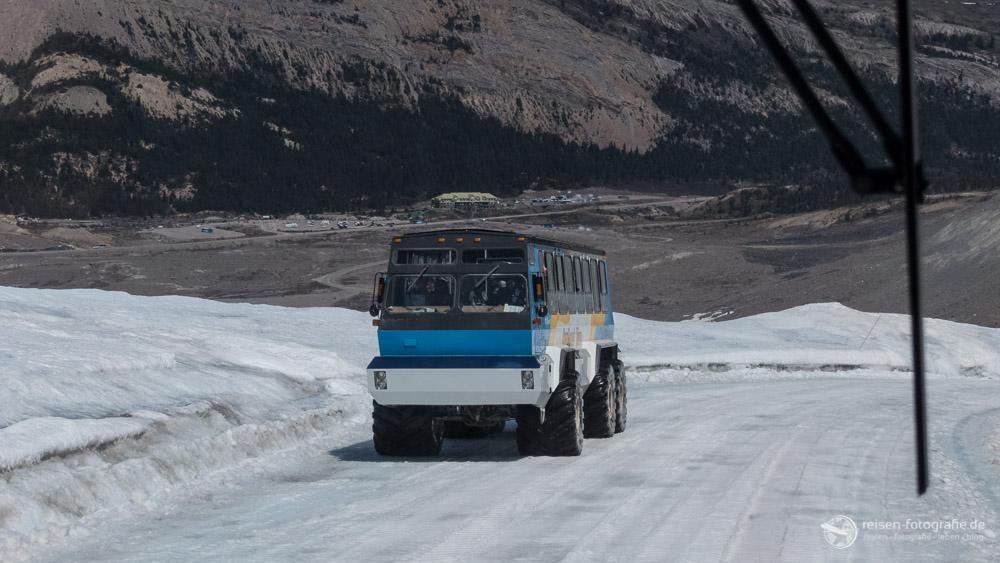 Gegenverkehr auf dem Gletscher