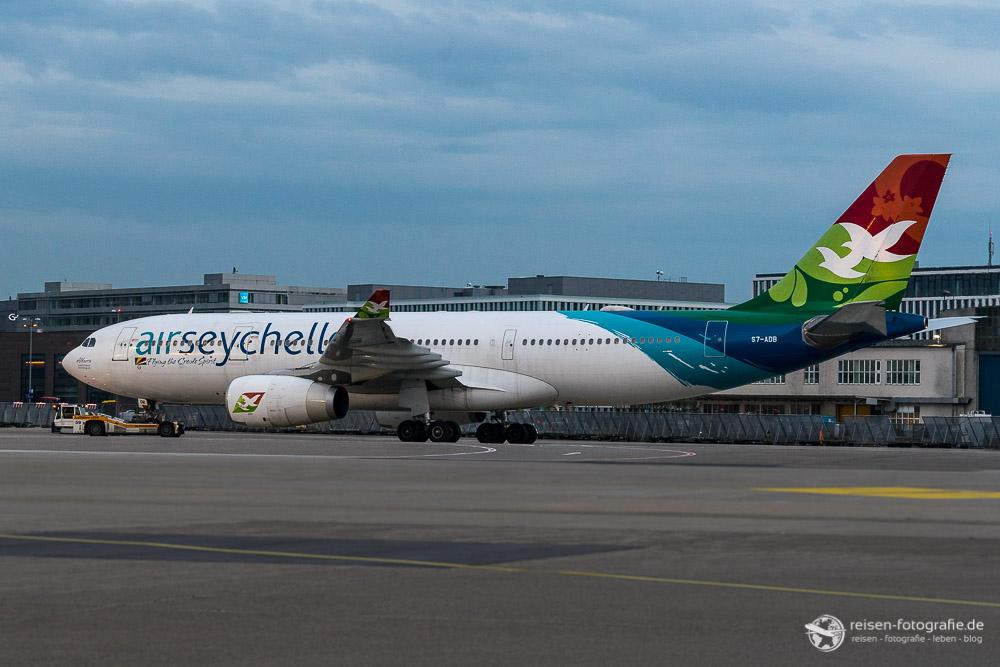 Pushback der Air Seychelles