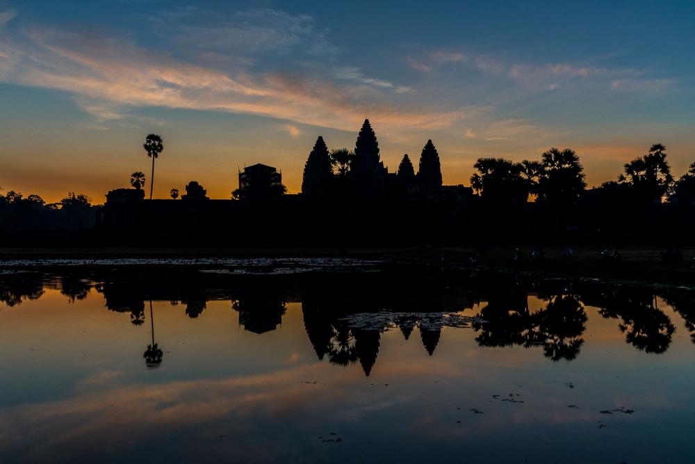 Sonnenaufgang am Angkor Wat