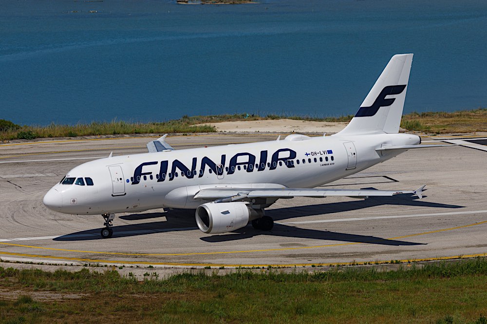 FinnAir auf der Startbahn