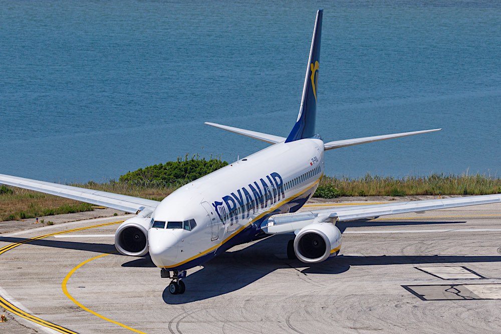 Ryanair auf der Startbahn